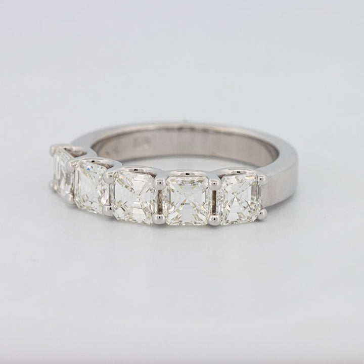 5 Half Square Radiant Eternity Ring - ZIZOV DIAMONDS