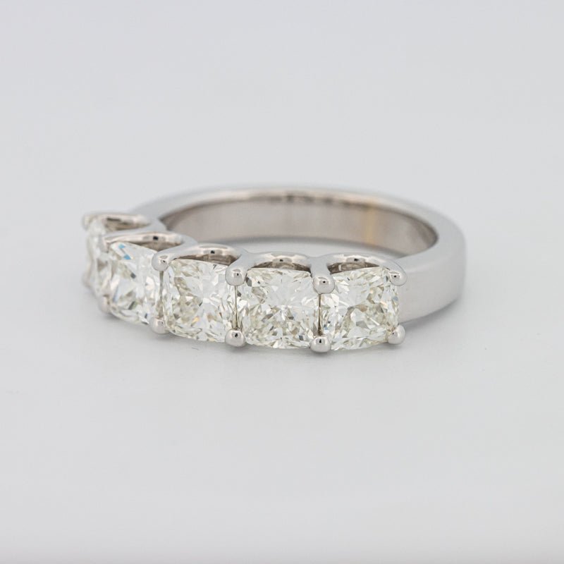 5 Half Square Radiant Eternity Ring - ZIZOV DIAMONDS