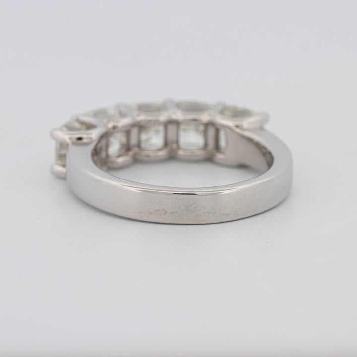 5 Half Square Radiant Eternity Ring - ZIZOV DIAMONDS