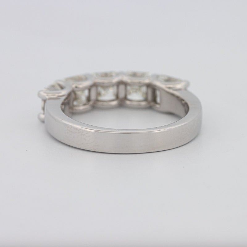 5 Half Square Radiant Eternity Ring - ZIZOV DIAMONDS