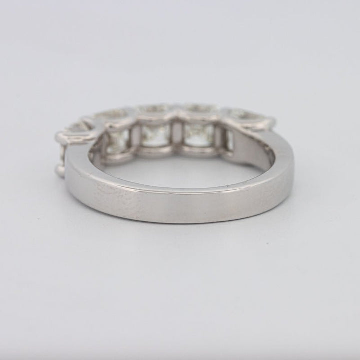 5 Half Square Radiant Eternity Ring - ZIZOV DIAMONDS