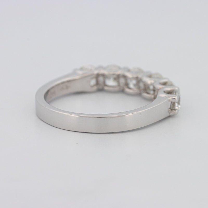 6 Half Round Floating Eternity Ring - ZIZOV DIAMONDS
