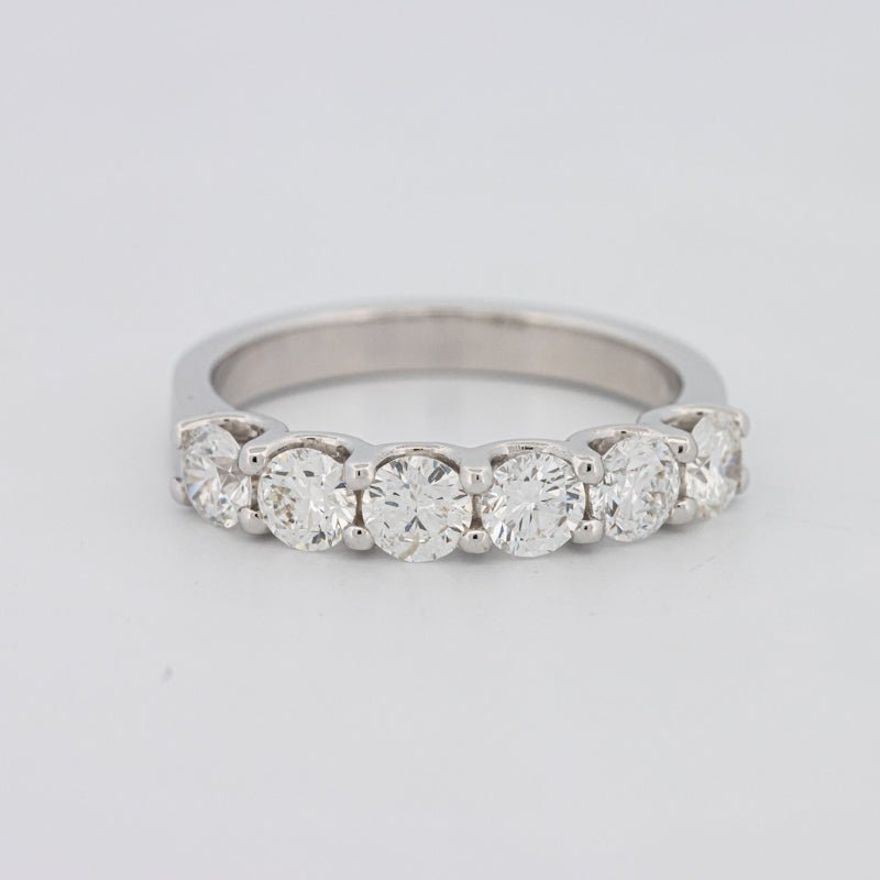 6 Half Round Floating Eternity Ring - ZIZOV DIAMONDS