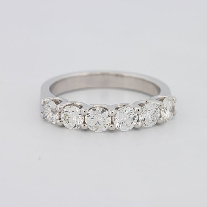 6 Half Round Floating Eternity Ring - ZIZOV DIAMONDS