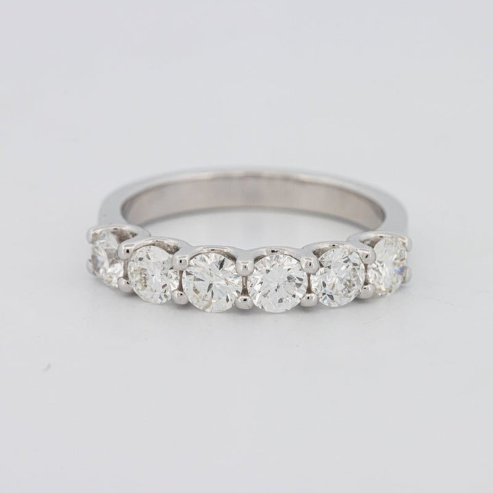 6 Half Round Floating Eternity Ring - ZIZOV DIAMONDS