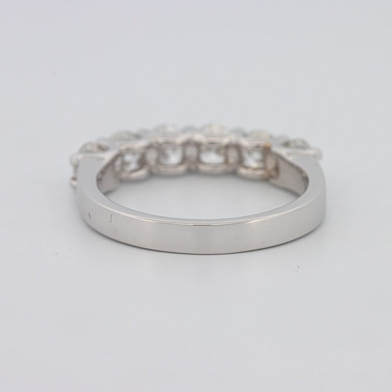 6 Half Round Floating Eternity Ring - ZIZOV DIAMONDS