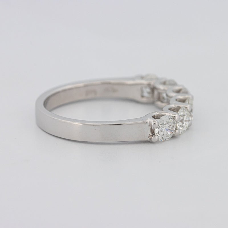 6 Half Round Floating Eternity Ring - ZIZOV DIAMONDS