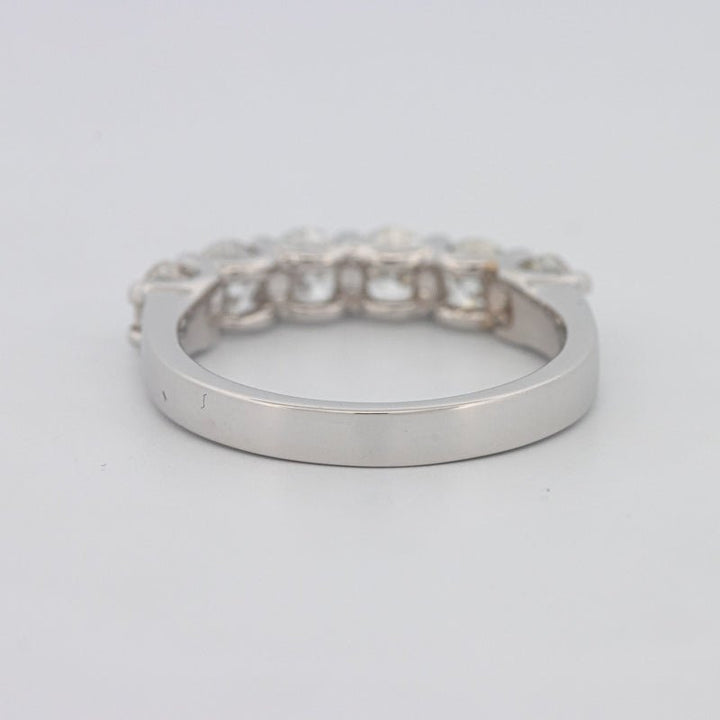 6 Half Round Floating Eternity Ring - ZIZOV DIAMONDS