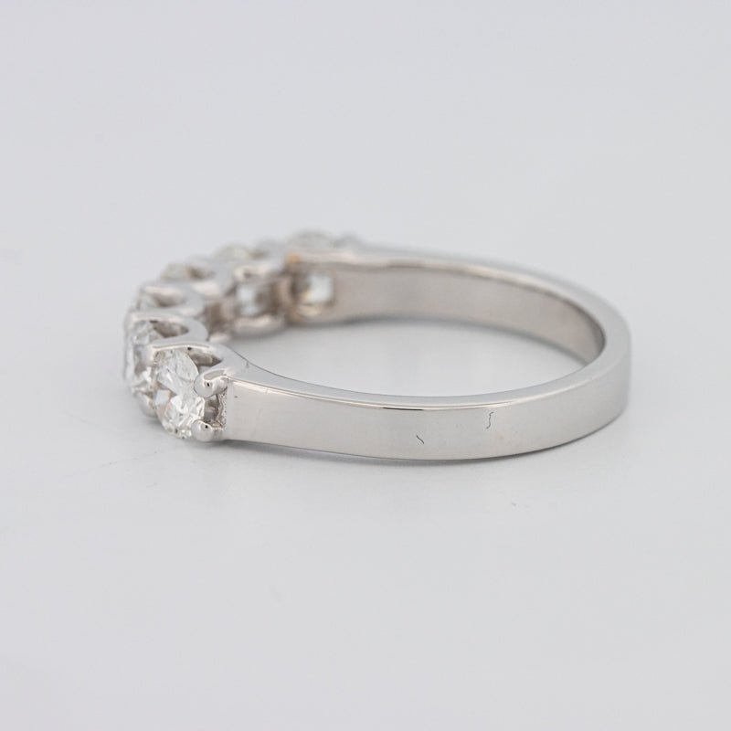 6 Half Round Floating Eternity Ring - ZIZOV DIAMONDS