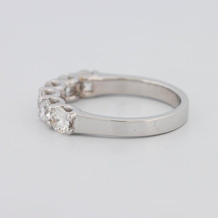 6 Half Round Floating Eternity Ring - ZIZOV DIAMONDS