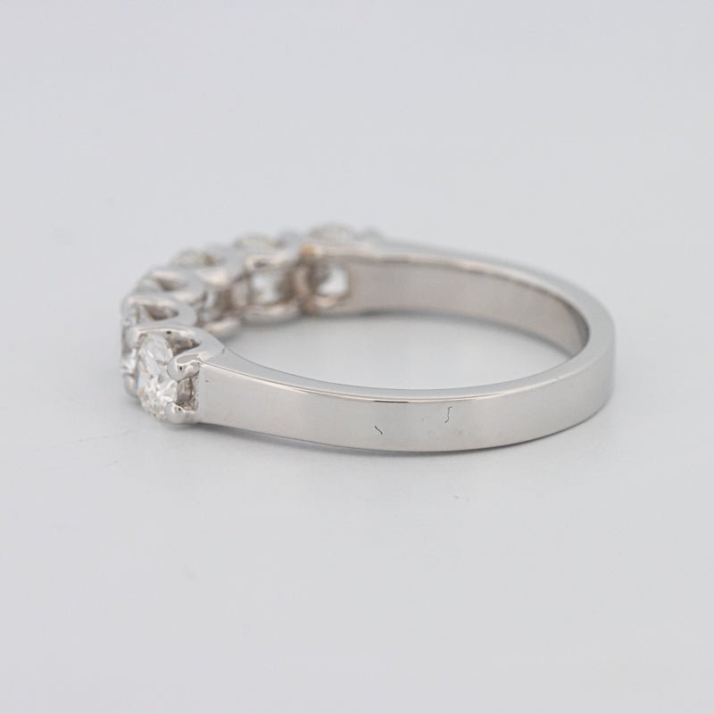 6 Half Round Floating Eternity Ring - ZIZOV DIAMONDS