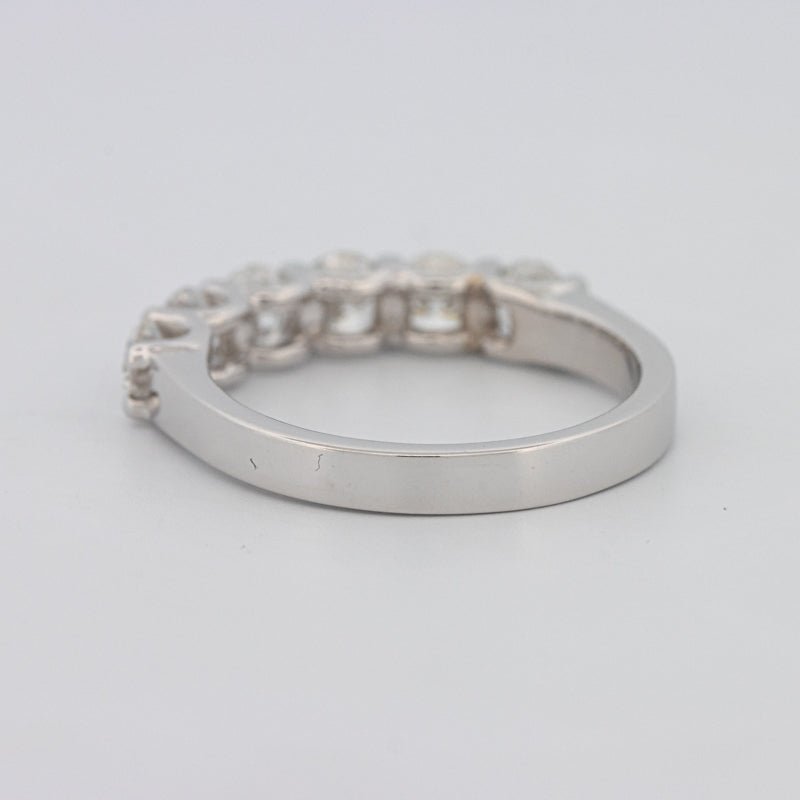 6 Half Round Floating Eternity Ring - ZIZOV DIAMONDS