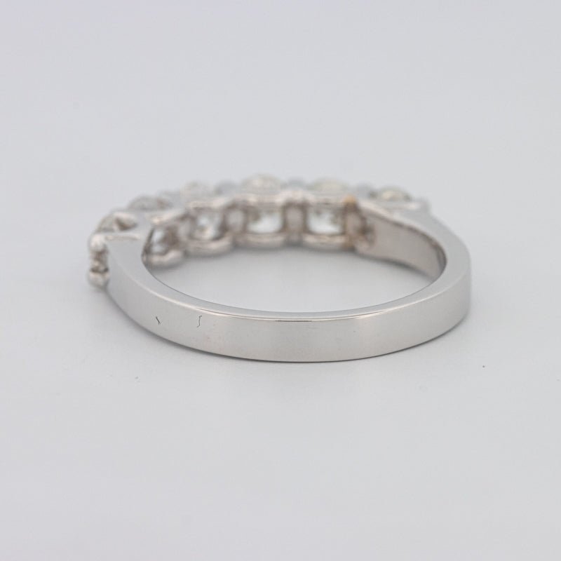 6 Half Round Floating Eternity Ring - ZIZOV DIAMONDS
