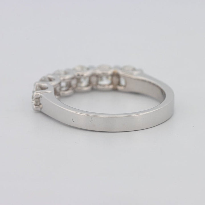 6 Half Round Floating Eternity Ring - ZIZOV DIAMONDS