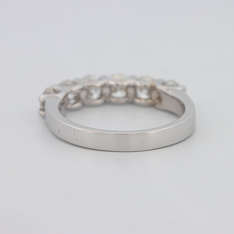 6 Half Round Floating Eternity Ring - ZIZOV DIAMONDS