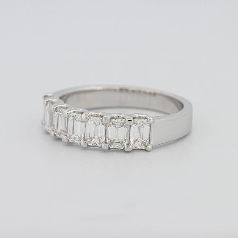 7 Half Emerald Eternity Ring - ZIZOV DIAMONDS