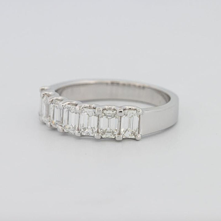 7 Half Emerald Eternity Ring - ZIZOV DIAMONDS