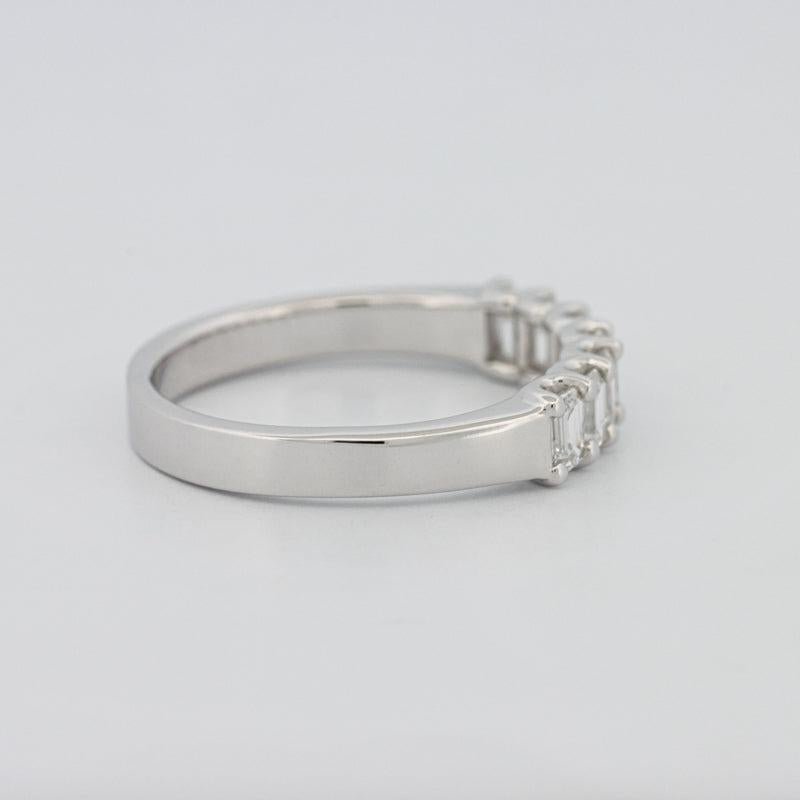 7 Half Emerald Eternity Ring - ZIZOV DIAMONDS