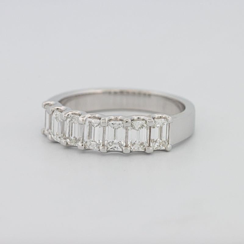 7 Half Emerald Eternity Ring - ZIZOV DIAMONDS