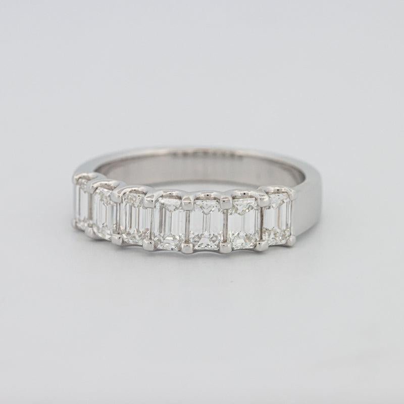 7 Half Emerald Eternity Ring - ZIZOV DIAMONDS