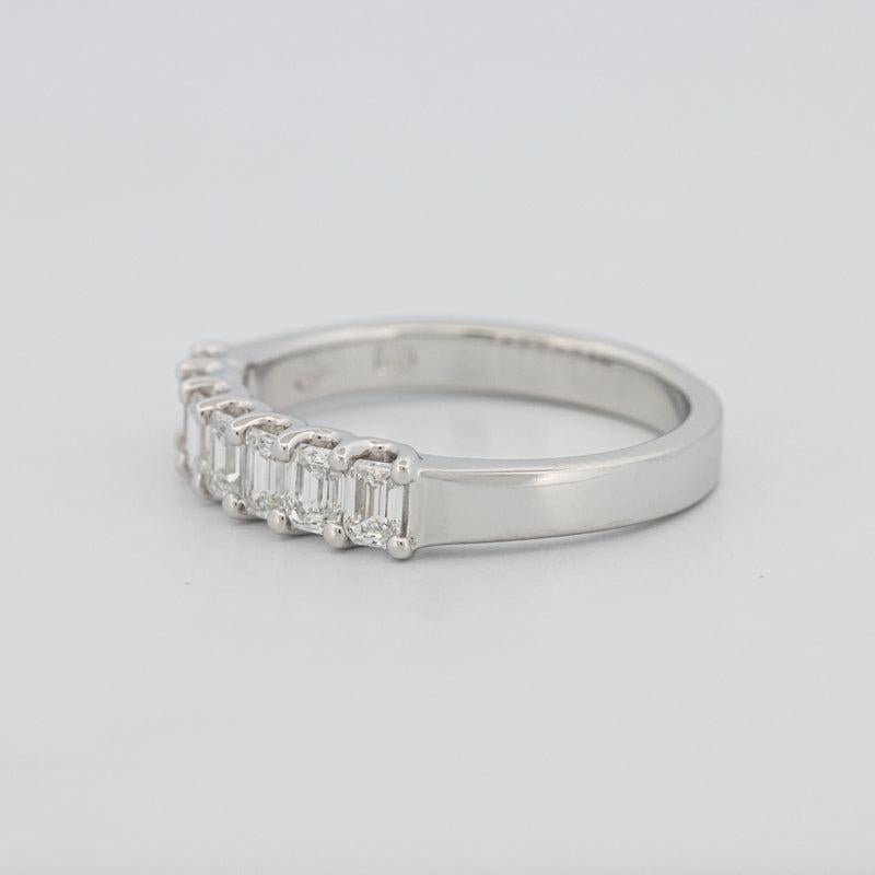 7 Half Emerald Eternity Ring - ZIZOV DIAMONDS