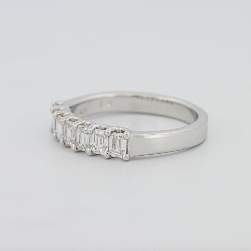 7 Half Emerald Eternity Ring - ZIZOV DIAMONDS