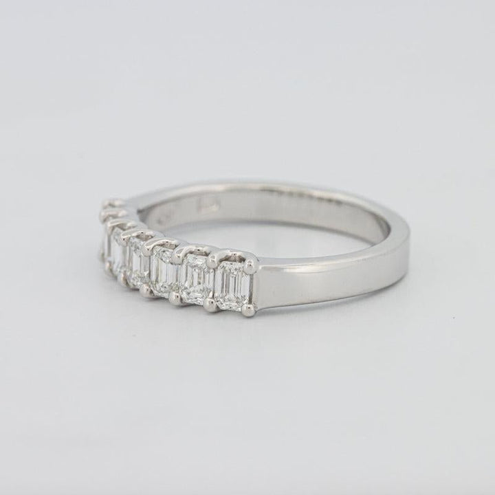 7 Half Emerald Eternity Ring - ZIZOV DIAMONDS