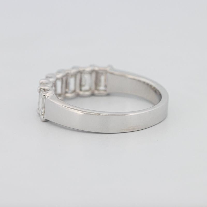 7 Half Emerald Eternity Ring - ZIZOV DIAMONDS