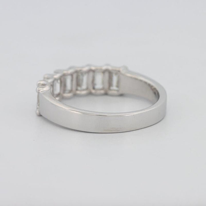 7 Half Emerald Eternity Ring - ZIZOV DIAMONDS