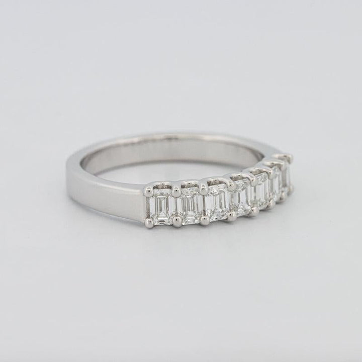 7 Half Emerald Eternity Ring - ZIZOV DIAMONDS