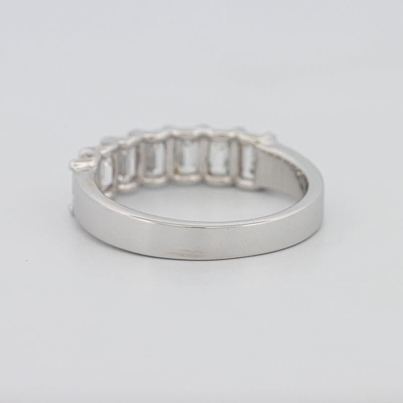 7 Half Emerald Eternity Ring - ZIZOV DIAMONDS
