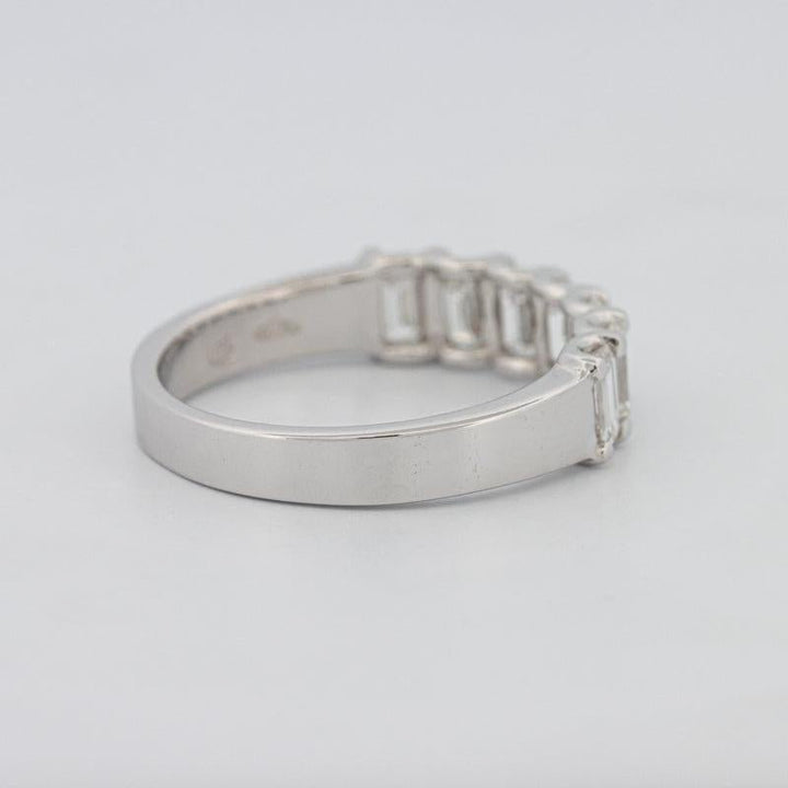 7 Half Emerald Eternity Ring - ZIZOV DIAMONDS