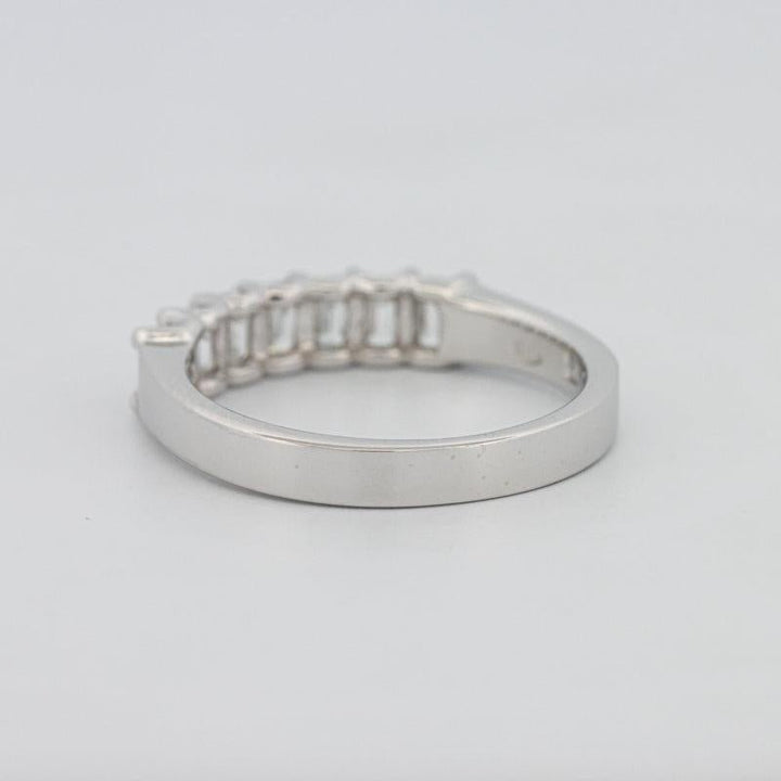 7 Half Emerald Eternity Ring - ZIZOV DIAMONDS