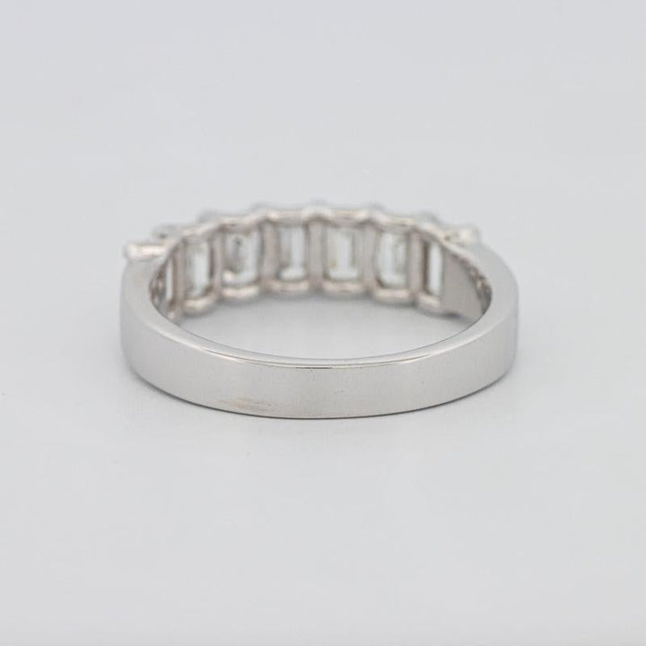 7 Half Emerald Eternity Ring - ZIZOV DIAMONDS