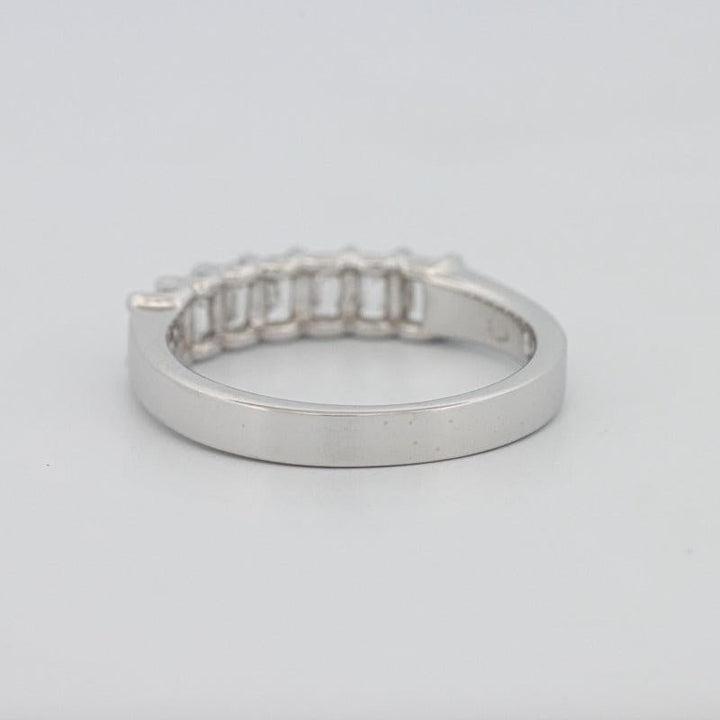 7 Half Emerald Eternity Ring - ZIZOV DIAMONDS