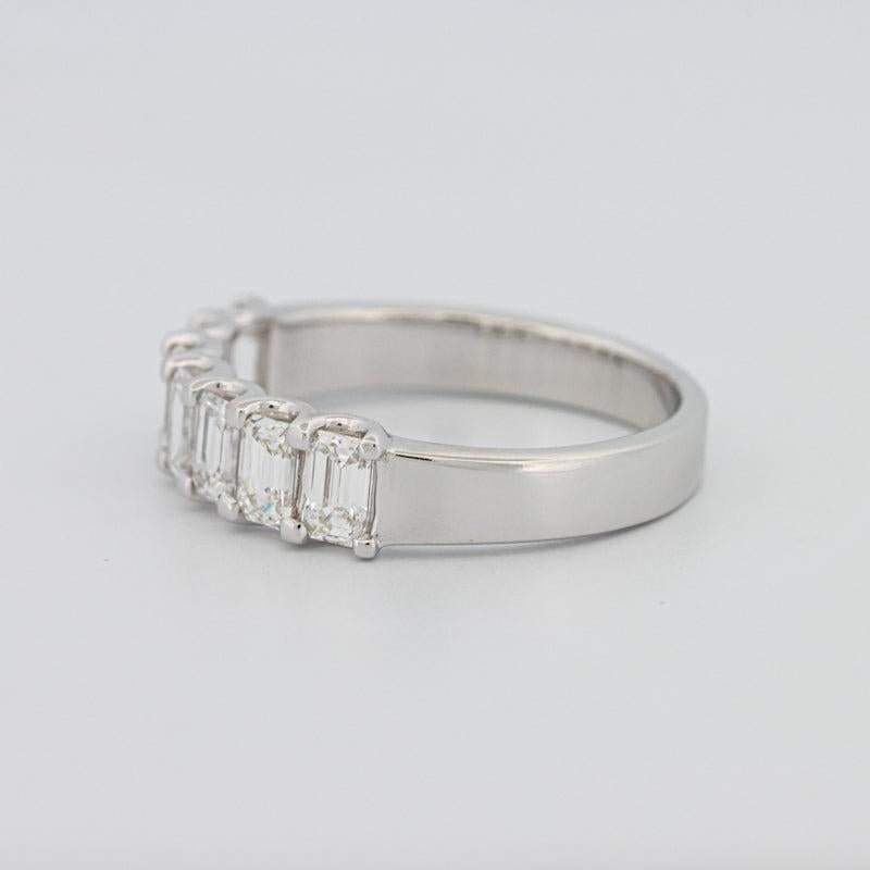 7 Half Emerald Eternity Ring - ZIZOV DIAMONDS