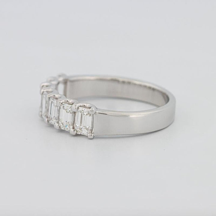 7 Half Emerald Eternity Ring - ZIZOV DIAMONDS
