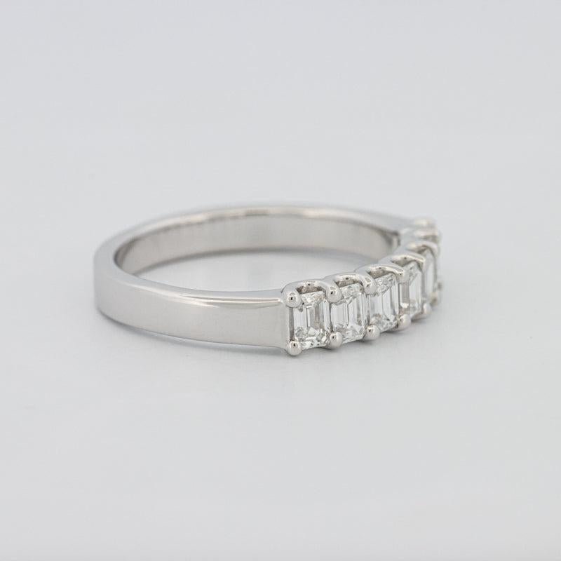 7 Half Emerald Eternity Ring - ZIZOV DIAMONDS