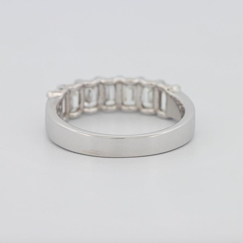 7 Half Emerald Eternity Ring - ZIZOV DIAMONDS