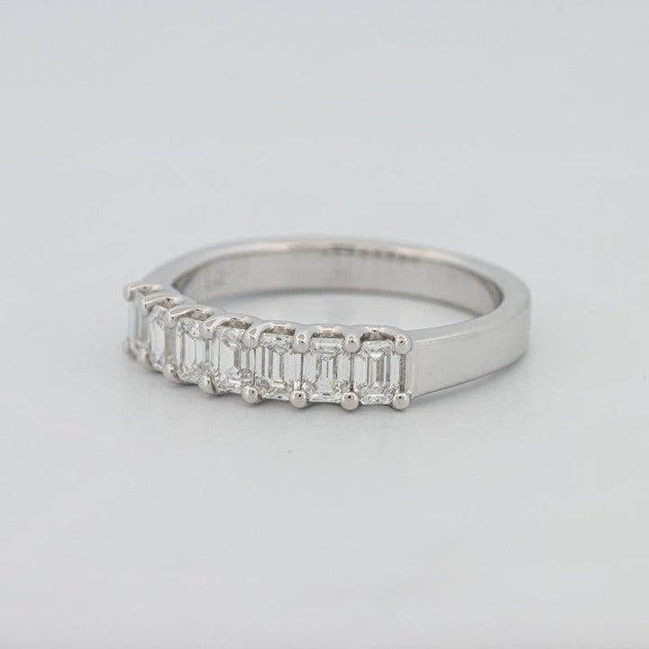 7 Half Emerald Eternity Ring - ZIZOV DIAMONDS
