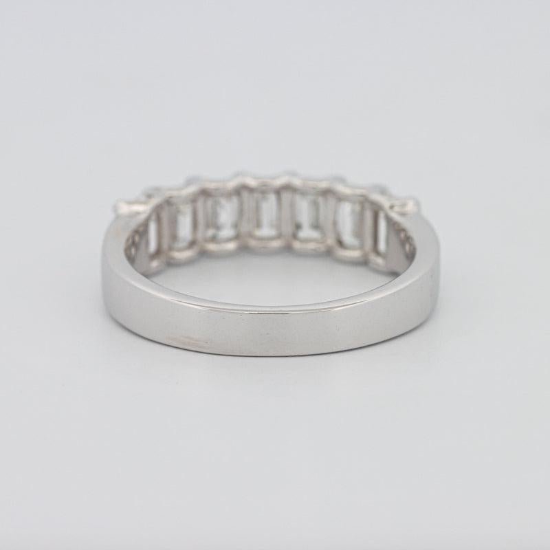 7 Half Emerald Eternity Ring - ZIZOV DIAMONDS