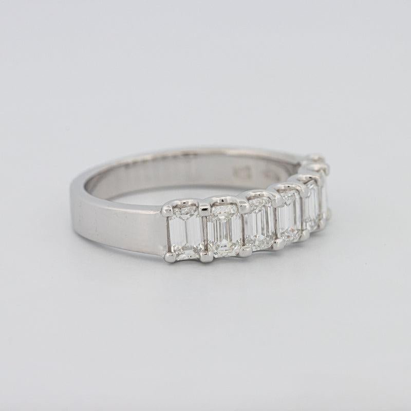 7 Half Emerald Eternity Ring - ZIZOV DIAMONDS