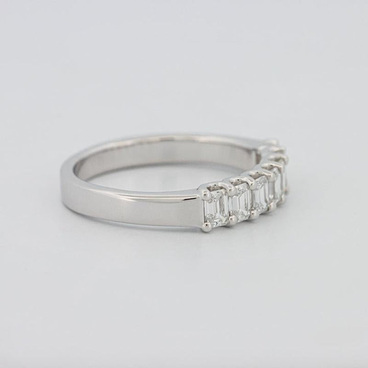 7 Half Emerald Eternity Ring - ZIZOV DIAMONDS