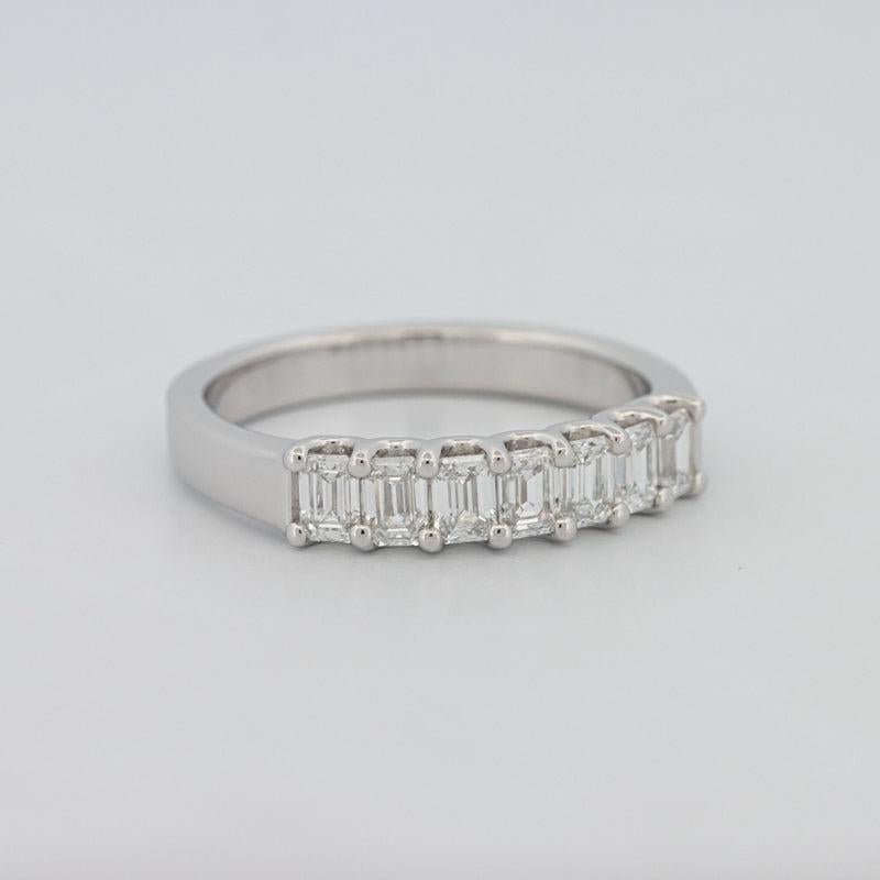 7 Half Emerald Eternity Ring - ZIZOV DIAMONDS