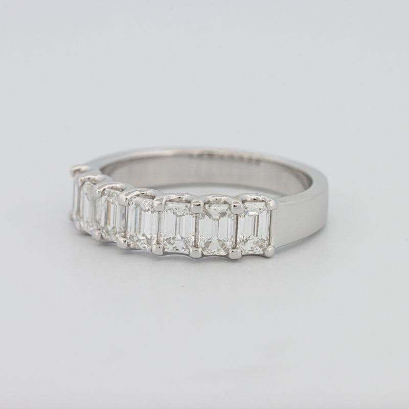 7 Half Emerald Eternity Ring - ZIZOV DIAMONDS