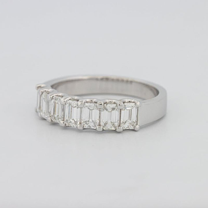 7 Half Emerald Eternity Ring - ZIZOV DIAMONDS