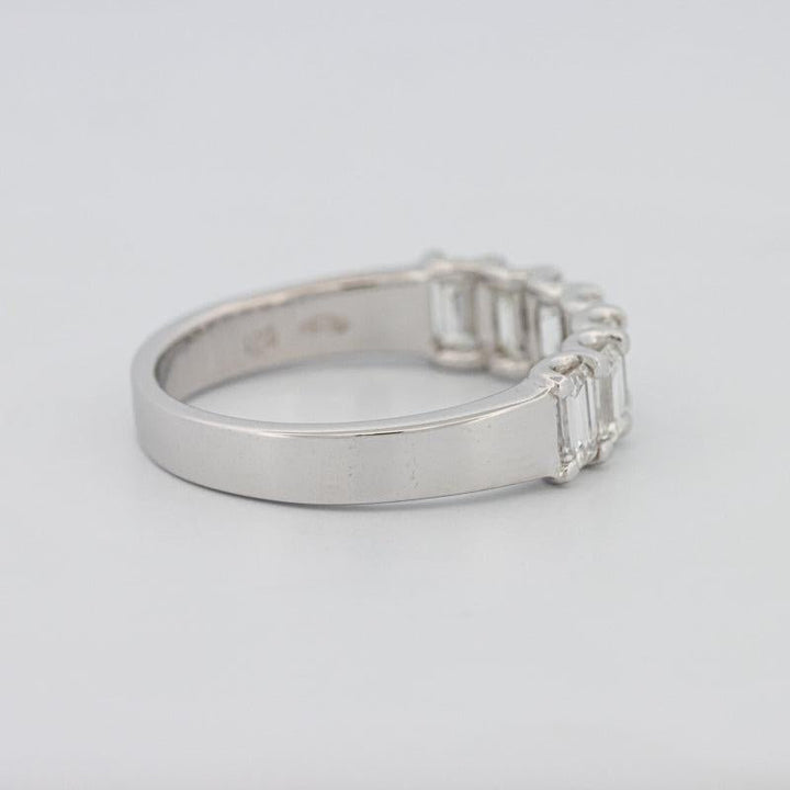 7 Half Emerald Eternity Ring - ZIZOV DIAMONDS