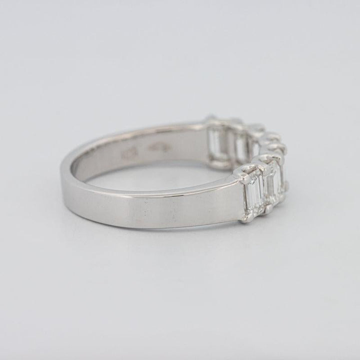 7 Half Emerald Eternity Ring - ZIZOV DIAMONDS