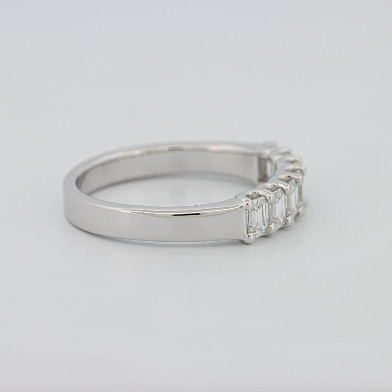 7 Half Emerald Eternity Ring - ZIZOV DIAMONDS