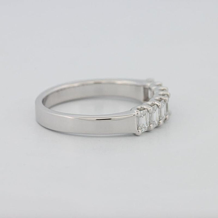 7 Half Emerald Eternity Ring - ZIZOV DIAMONDS